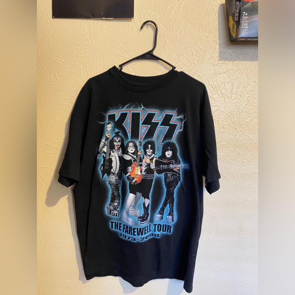 vintage 2000 kiss tour t shirt